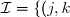 \mathcal{I}=\lbrace(j,k)\in\mathbb{N}^2|j\in\mathbb{N}\ \text{et}\ 0\le k<2^j\rbrace